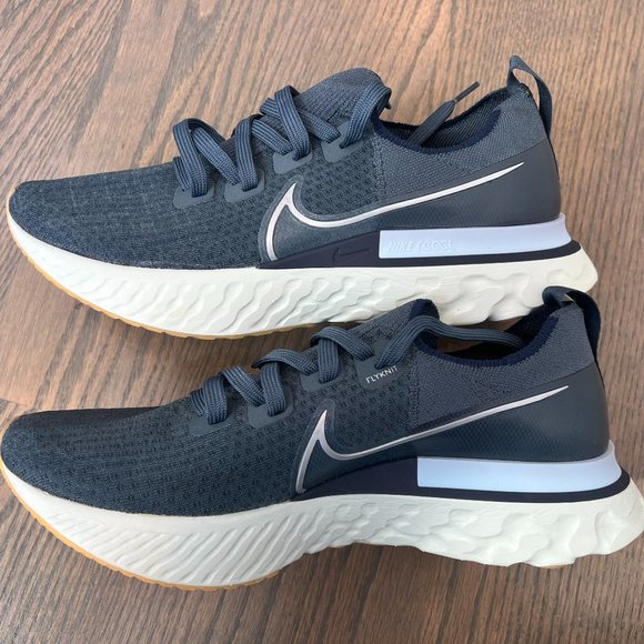 Nike Air React Infinity Run Running Shoes Blue Fox / Silver Sz 9 CD4371 401 - Picture 4 of 8